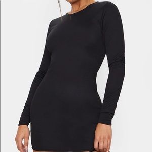 Black Long Sleeve Bodycon Dress